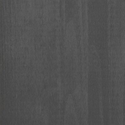 vidaXL Noptiere HAMAR, 2 buc, gri închis, 40x35x62 cm, lemn masiv