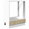 vidaXL Dulap pentru cuptor, stejar Sonoma, 60 x 46 x 81,5 cm, PAL