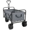 vidaXL Trolley Manevrabil Pliabil Manual Gri 89 x 63 x 96 cm