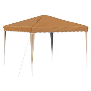 vidaXL Cort de Petrecere Pop-up 288 x 288 x 245 cm Bej Material Oxford
