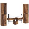 vidaXL Set de mobilier pentru baie 5 buc. Lemn vechi