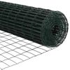 vidaXL Gard cu St&acirc;lp Verde 1,6 x 10 m Oțel și PVC