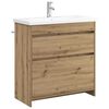 vidaXL Set de mobilier pentru baie Stejar Artizanal 81 x 40 x 84,5 cm