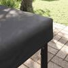 vidaXL Copertă pentru masă Simplu Negru 142 x 82 x 15 cm țesătură