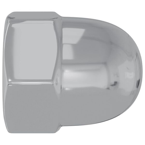 vidaXL Nucă 12 pcs Argintiu M6 x 10 mm Fier