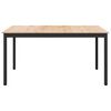 vidaXL Masă de dining natural 140 x 80 x 75 cm Lemn de pin masiv
