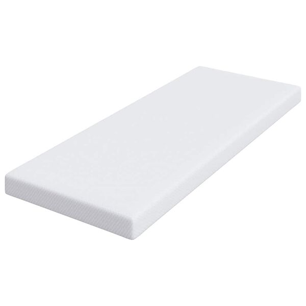 vidaXL Suport pentru saltea Alb 70 x 200 cm Material jacquard