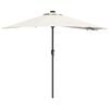 vidaXL Parasol de Grădină Nisipiu 294 x 150 x 223 cm Poliester și oțel