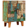 vidaXL Dulap sculptat manual, 60x30x75 cm, lemn masiv reciclat