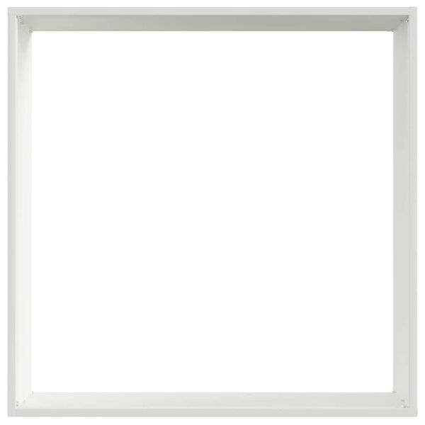 vidaXL Margine pentru gazon Alb 50 x 50 x 13 cm Oțel