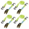 ProPlus Set 4 curele de fixare cu clichet + 2 c&acirc;rlige, 5 m 320205