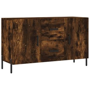 vidaXL Dulap, stejar fumuriu, 100x36x60 cm, lemn compozit