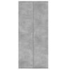 vidaXL Dulap &icirc;nalt, gri beton, 80x35x180 cm, lemn prelucrat