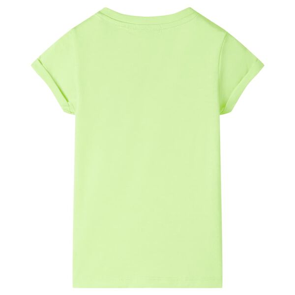 Tricou pentru copii, galben neon, 104