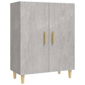 vidaXL Servantă, gri beton, 70x34x90 cm, lemn prelucrat