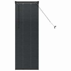 vidaXL Jaluzele venetiene Negru 130 x 45 cm Aluminiu