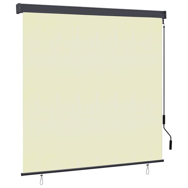 vidaXL Jaluzea tip rulou de exterior, crem, 170 x 250 cm