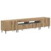 vidaXL Set de 3 piese pentru TV cu LED ZWOLLE Stejar Artizanal
