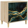 vidaXL Dulap de Baie WIJHE Sonoma 60 x 40 x 60 cm Lemn prelucrat