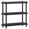 vidaXL Unitate de rafturi 3 niveluri 100 x 40 x 96 cm PP Antracit