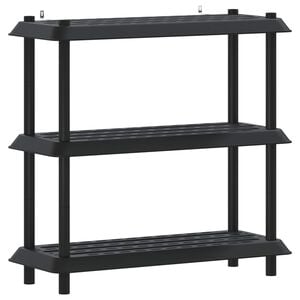 vidaXL Unitate de rafturi 3 niveluri 100 x 40 x 96 cm PP Antracit