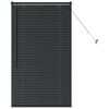 vidaXL Jaluzele venetiene Negru 130 x 80 cm Aluminiu