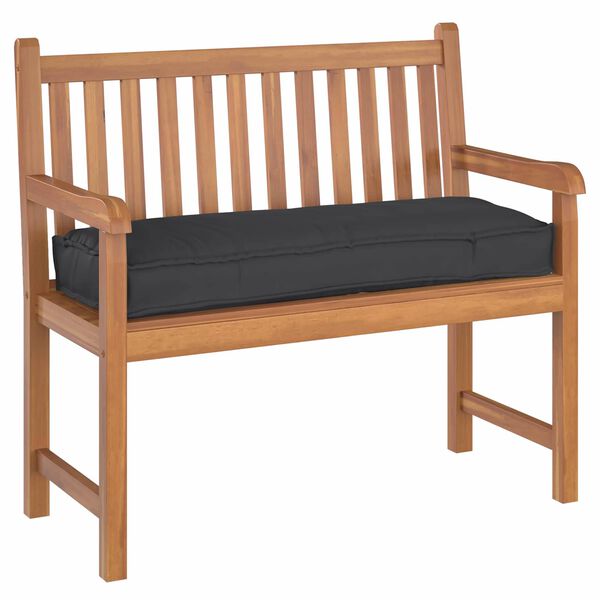 vidaXL Pernă Negru 110 x 40 x 8 cm Material Oxford