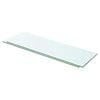 vidaXL Rafturi, 2 buc., 60 x 15 cm, panouri sticlă transparentă