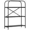 vidaXL Raft pentru cărți 3 niveluri 80 x 30 x 109 cm Lemn prelucrat
