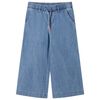 vidaXL Pantaloni pentru copii, albastru denim, 92