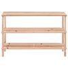 vidaXL Raft de pantofi cu 3 niveluri, lemn masiv de brad