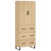 vidaXL Dulap &icirc;nalt, stejar sonoma, 69,5x34x180 cm, lemn compozit