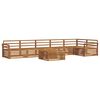 vidaXL Set de canapele de exterior 7 buc. natural