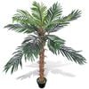 Palmier de cocos artificial, cu ghiveci, 140 cm