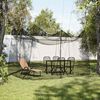 vidaXL Plasă de ț&acirc;nțari pentru exterior 220 ochiuri neagră 300x300x250 cm