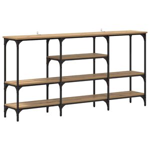 vidaXL Masă de consolă stejar artizanal 160 x 29 x 80 cm Lemn compozit