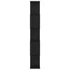 vidaXL Dulap pentru cărți Stejar Negru 70 x 24 x 161 cm Lemn compozit