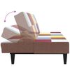 vidaXL Canapea extensibilă cu 2 locuri, material textil