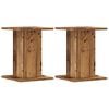 vidaXL Suporturi de plante 2 buc. lemn vechi 30x30x40cm lemn prelucrat