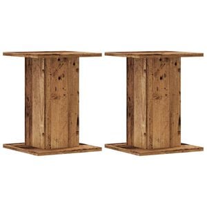 vidaXL Suporturi de plante 2 buc. lemn vechi 30x30x40cm lemn prelucrat