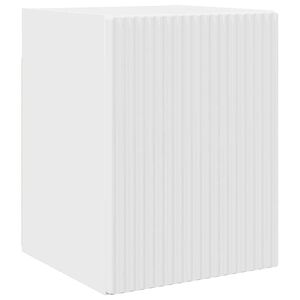 vidaXL Dulap TV de perete Alb Lucios 30 x 31 x 40 cm Lemn compozit