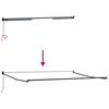 vidaXL Cortina Retractabilă Manual Gri deschis 400 &times; 300 cm
