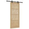 vidaXL Ușă glisantă ORKDAL 86 x 211 cm Lemn masiv de pin natural