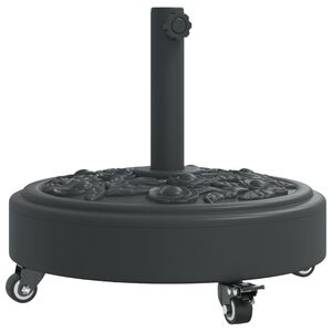 vidaXL Suport umbrelă pentru st&acirc;lpi &Oslash;38 / 48 mm, 27 kg, rotund