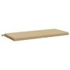 vidaXL Perna pentru bancă SOEST 100% Polyester Bej 120 x 50 x 5 cm