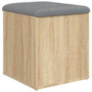 vidaXL Bancă de depozitare din stejar Sonoma 42x42x45 cm, lemn stratificat