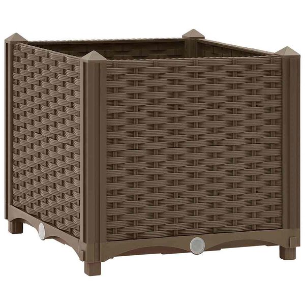 vidaXL Strat înălțat, 40x40x38 cm, polipropilenă