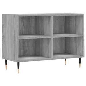 vidaXL Comodă TV, gri sonoma, 69,5x30x50 cm, lemn compozit