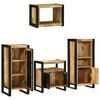 vidaXL Set de mobilier pentru baie 4 pcs Maro Lemn de mango solid