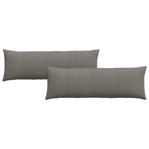 vidaXL Perne pentru canapea 2 pcs Gri deschis 120 x 40 cm